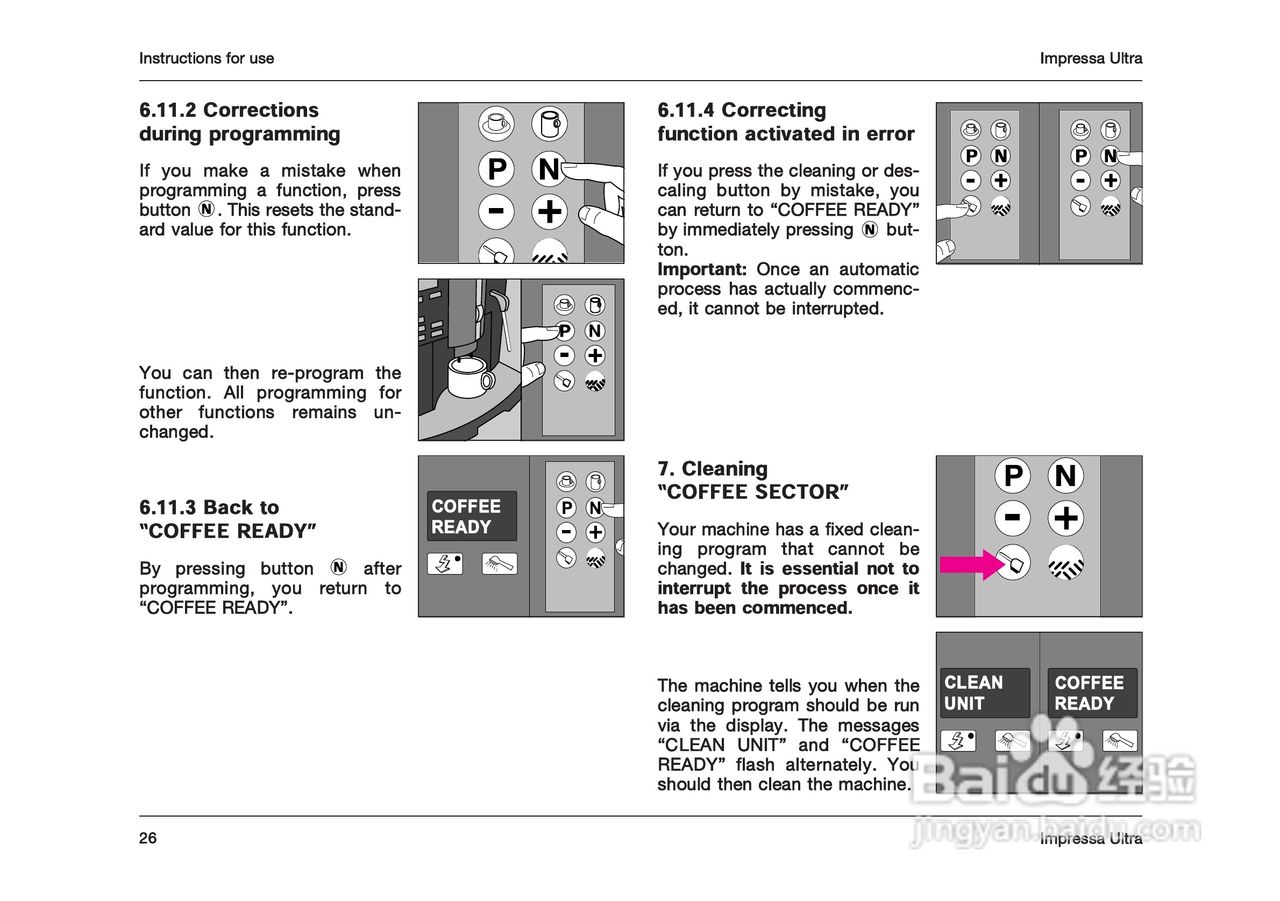 JURA IMPRESSA ULTRA 咖啡机使用手册:[2]
