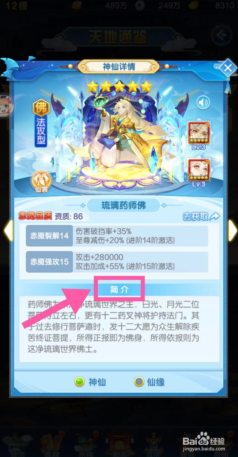 道友请留步怎么查看琉璃药师佛的简介
