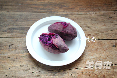 紫薯蜜豆餐包