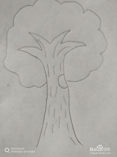 简单的大树怎么画
