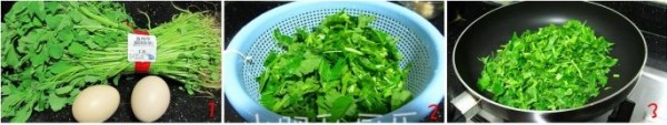 鲜益母草煎鸡蛋