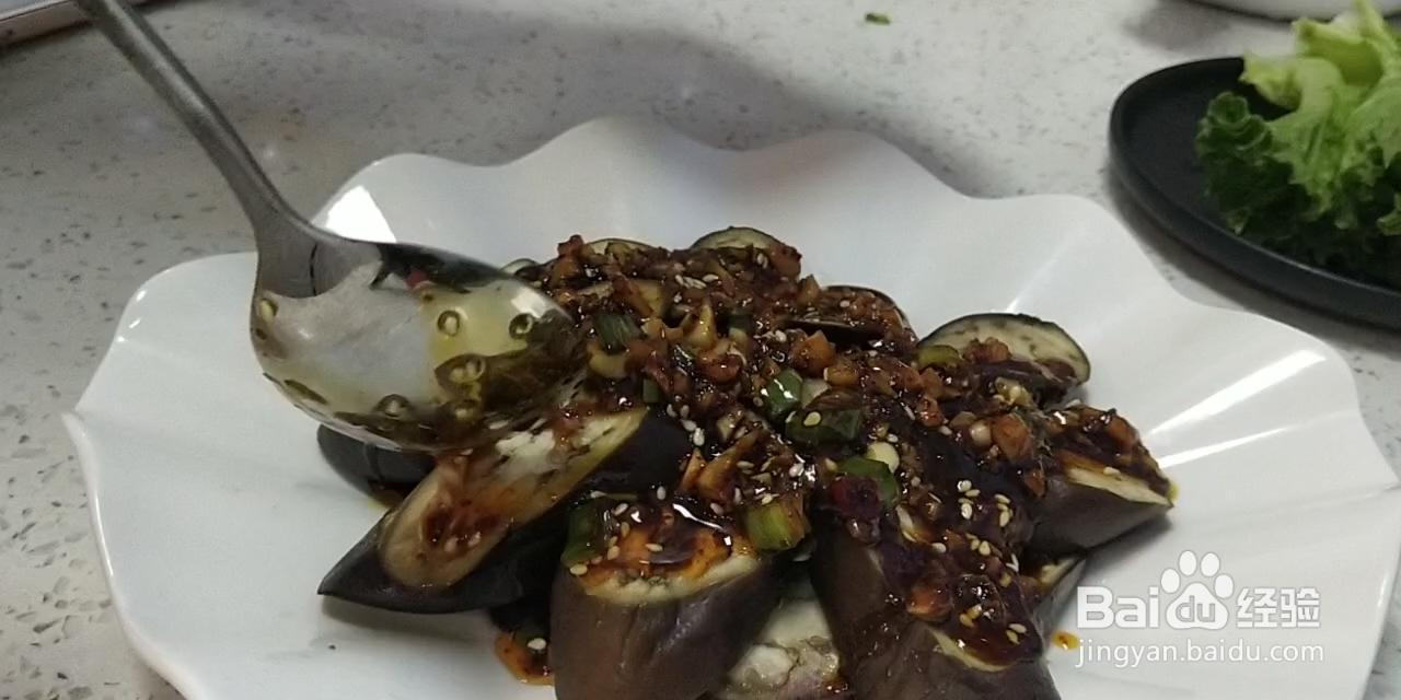 跟着做馋嘴的解暑开胃的凉拌茄子