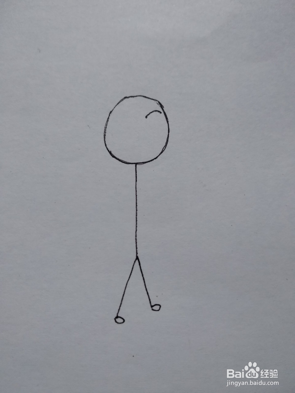 情侣火柴人的画法