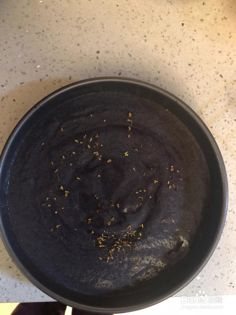 一个人做早餐无糖无油黑米糕