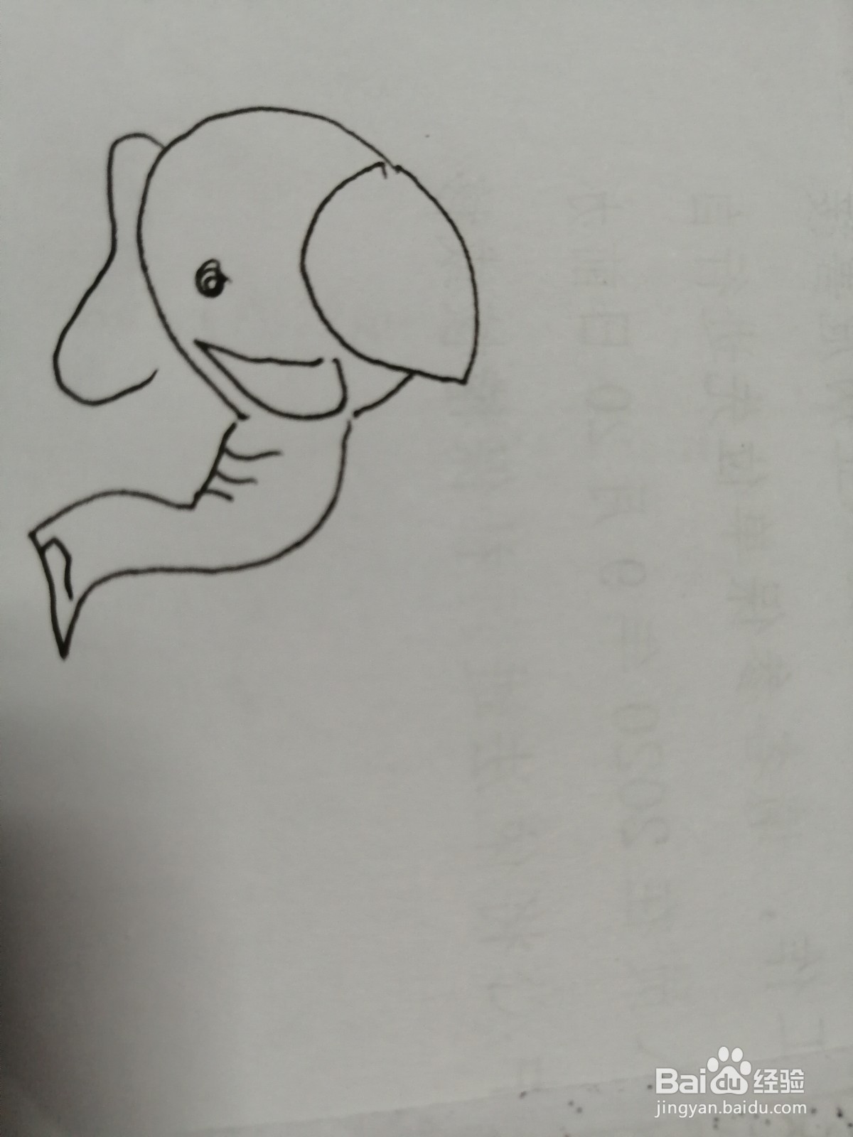 简笔画大象怎么画