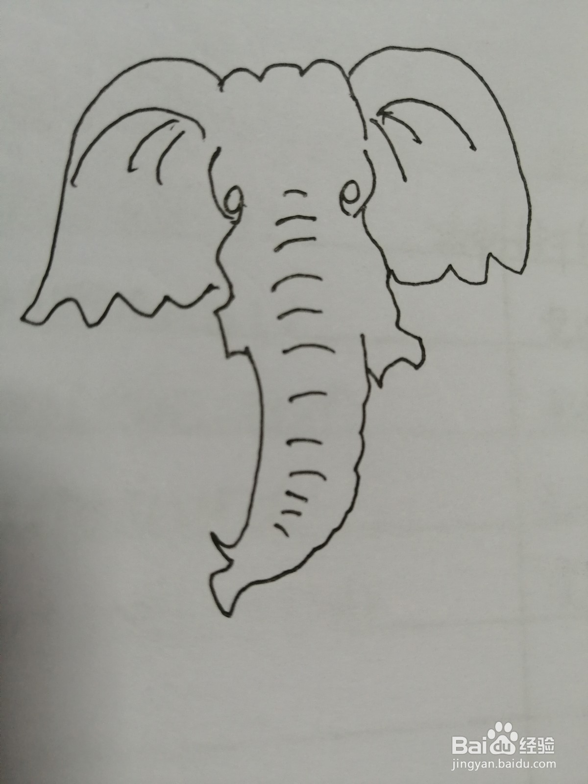 简笔画大象怎么画