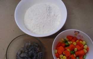 虾仁煎饼的做法