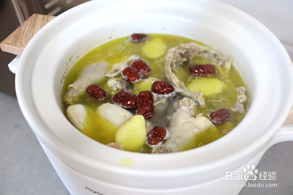 红枣虫草花鸡汤的做法