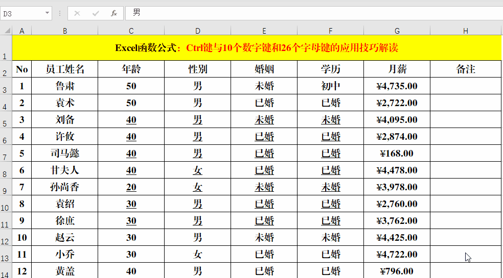 Ctrl键与数字键、字母键的组合应用技巧解读!