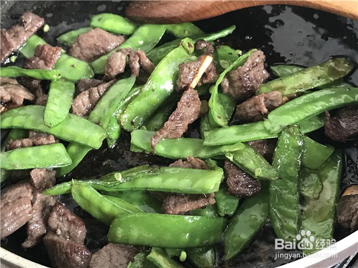 牛霖炒荷兰豆的做法