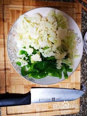 干锅菜花的制作方法