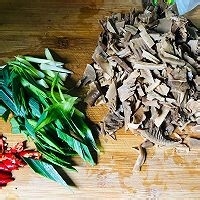 家乡的味道——爆炒笋干