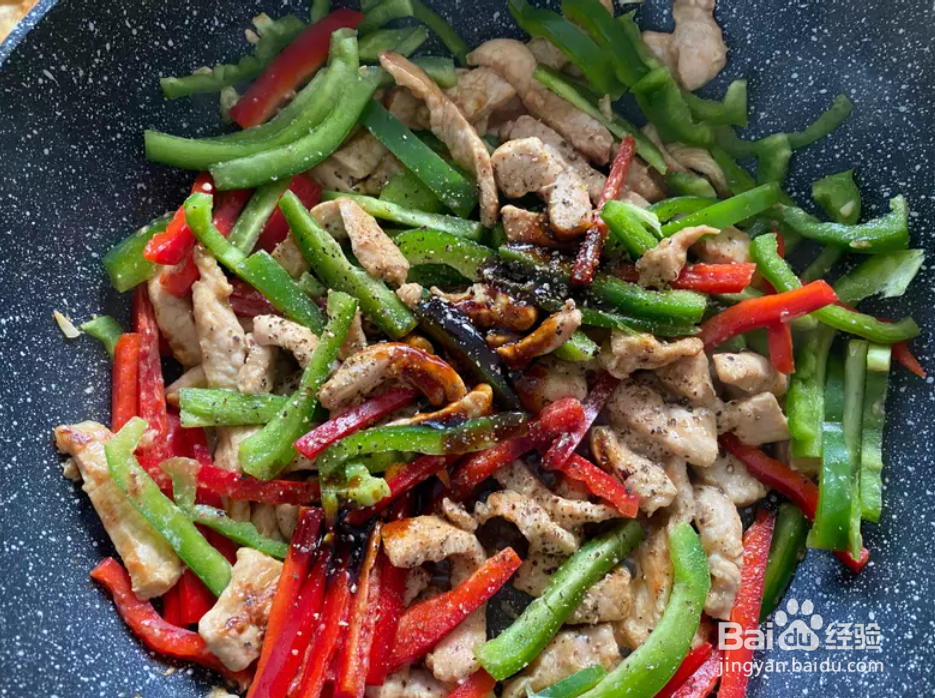 教你做青椒炒肉丝