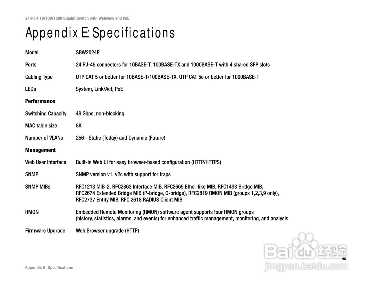 思科交换机SRW2024P型使用说明书:[10]