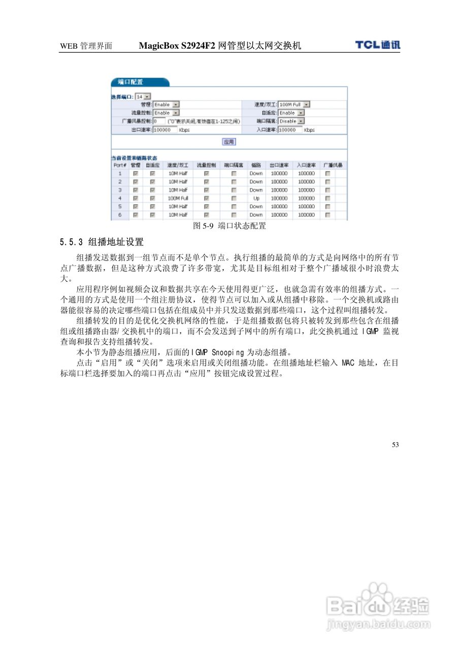 TCL王牌交换机S2924F2型说明书:[6]