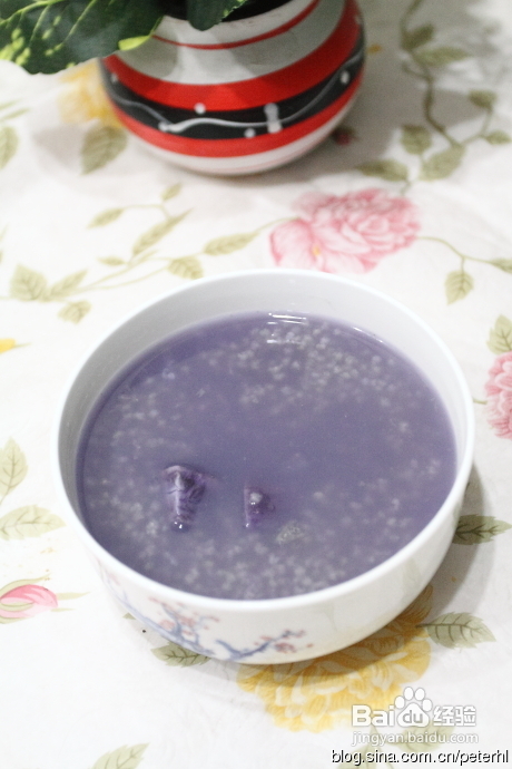 紫薯小米粥