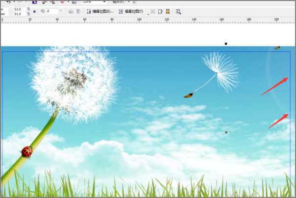 cdr中,怎么把一张图片放到文本框中