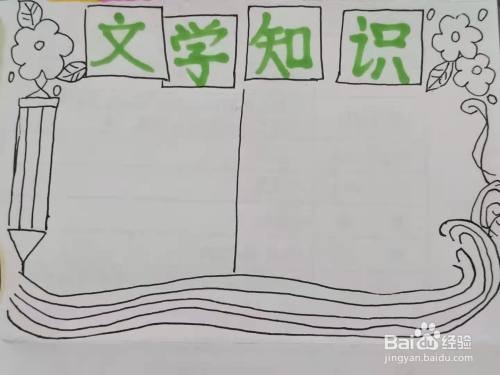怎样画"文学知识"手抄报?
