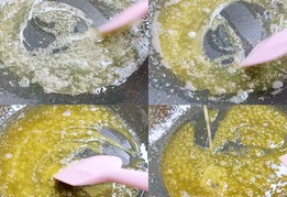 拔丝2米的水油拔丝红薯