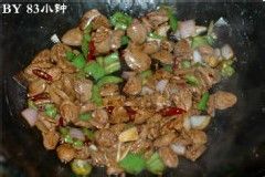 【辣炒鸡心】的做法