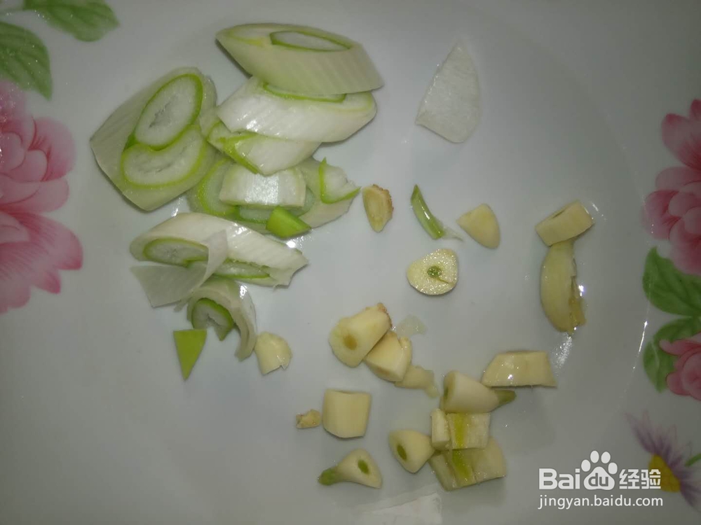 花菜茭白炒胡萝卜 素食主义