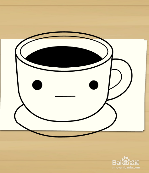 画咖啡杯——加菲的吃货生活