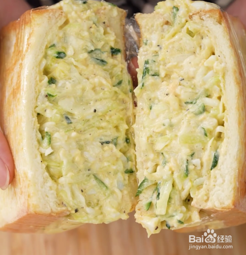 爽口减脂的快手早餐三明治怎么做？