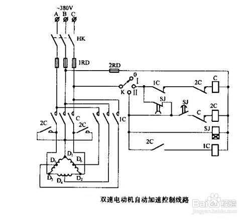 双速风机低速高速都接怎么接线