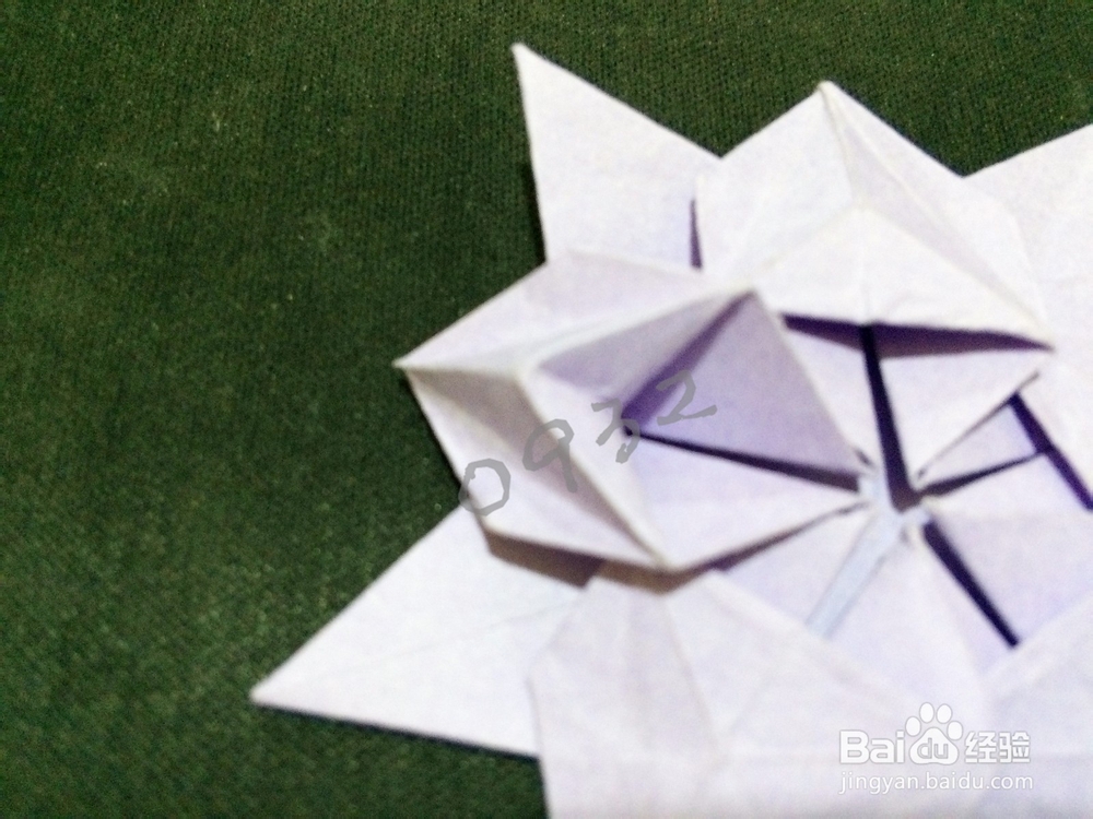 手工折纸制作：[3]五角星樱花