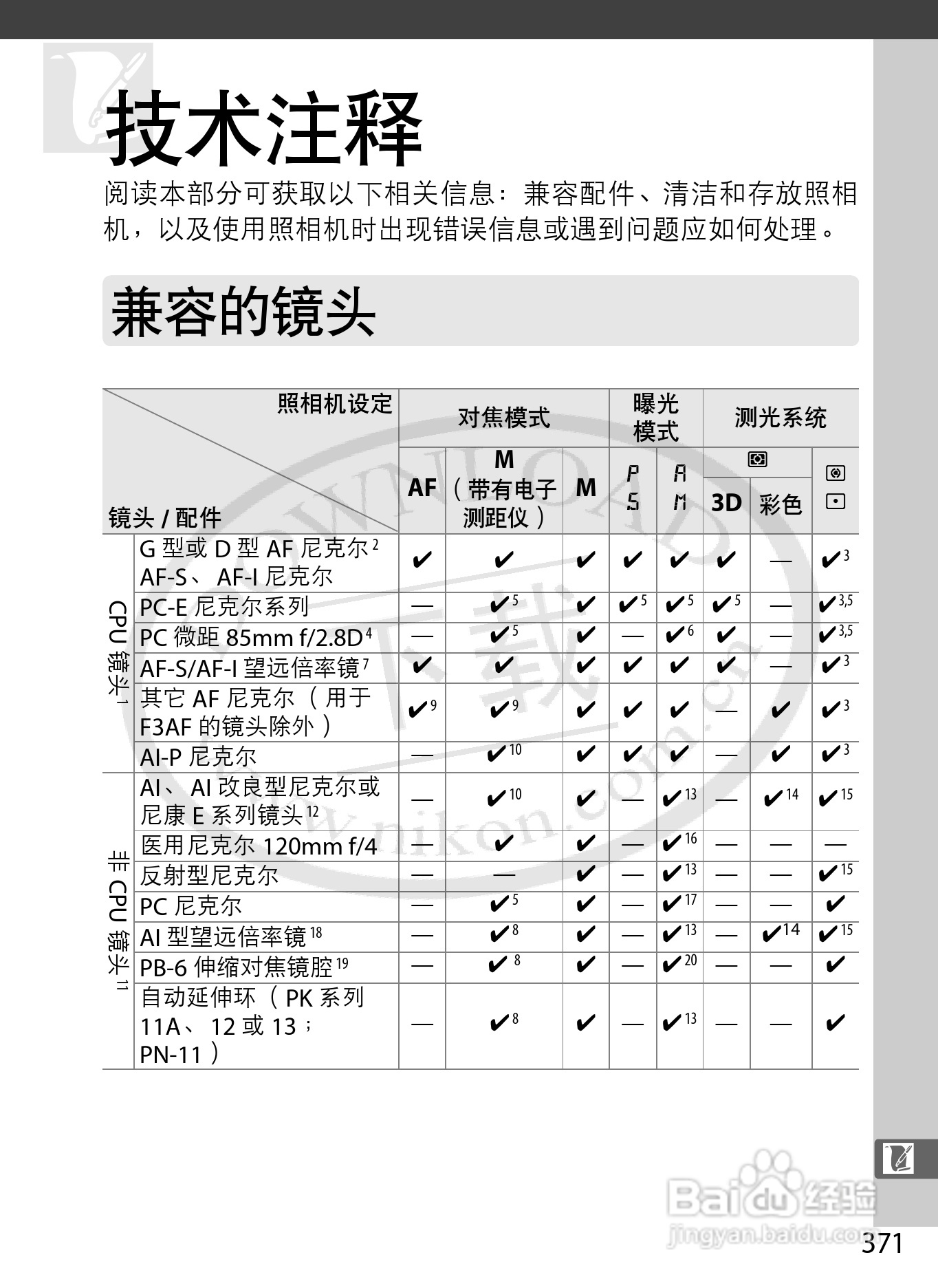 尼康D800E数码相机使用说明书:[40]