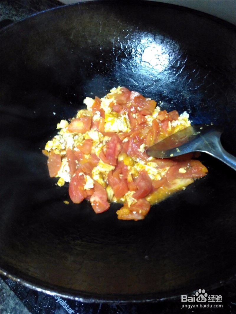 番茄炒蛋盖浇饭