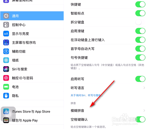 怎么打开iPad模糊拼音功能