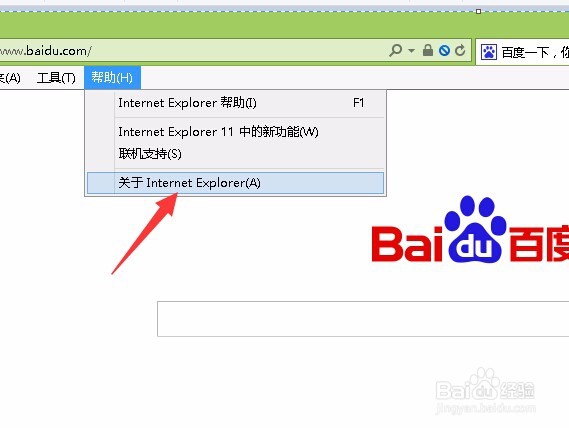 教你如何查看internet版本号