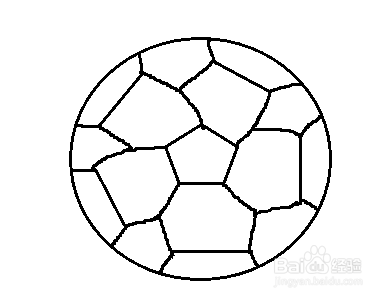 如何简单画出足球？
