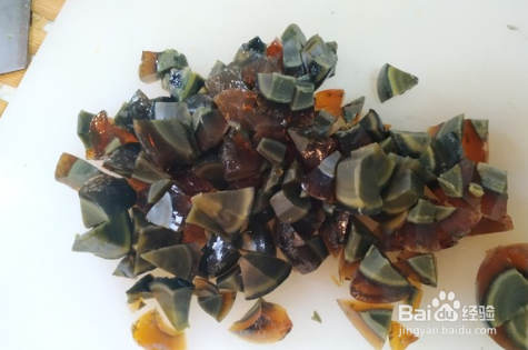 皮蛋豆腐的做法