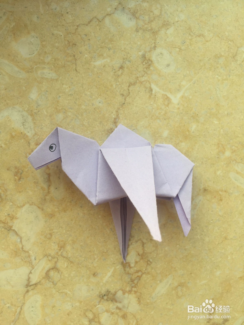 儿童手工折纸骆驼的做法