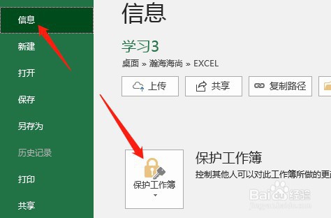 在excel表格中,如何进行文档保护?