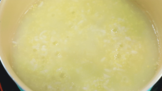 什锦蛋黄粥的做法