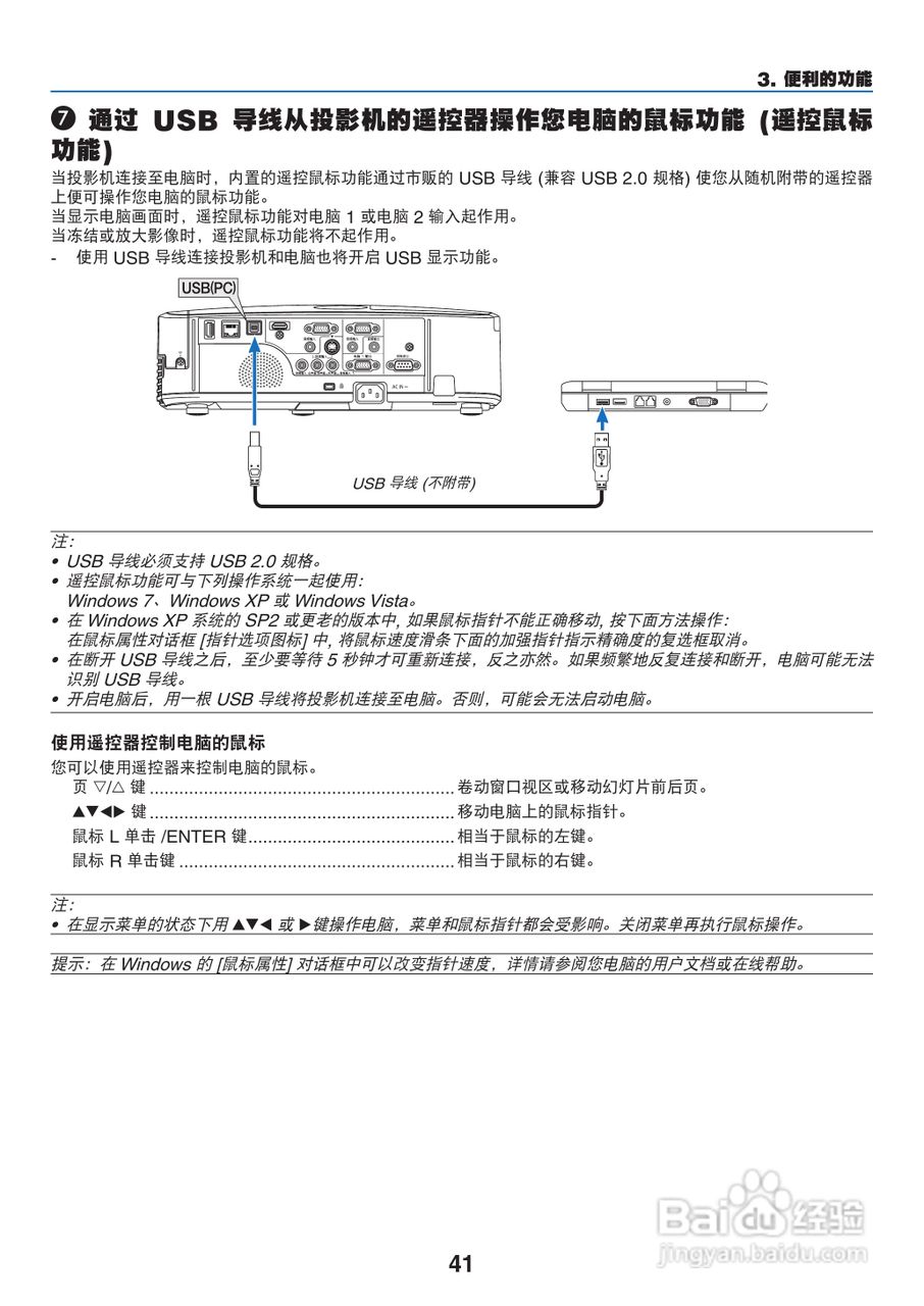 NEC NP-M350XC投影机使用说明书:[6]
