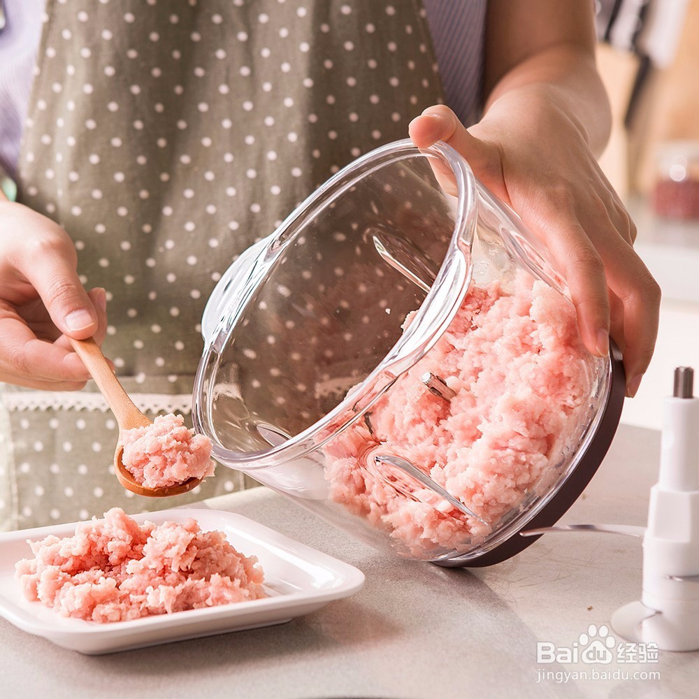 怎样用绞肉机做肉馅？