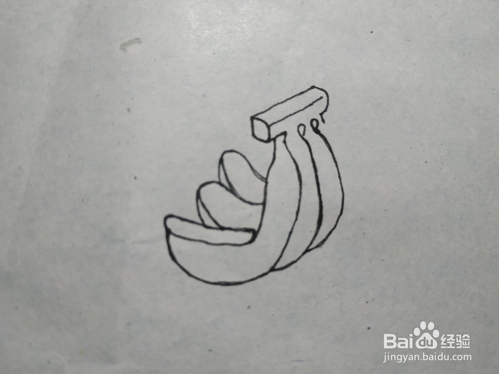 香蕉的简笔画怎么画