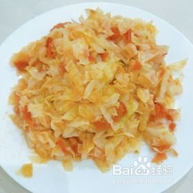 美味番茄卷心菜的做法