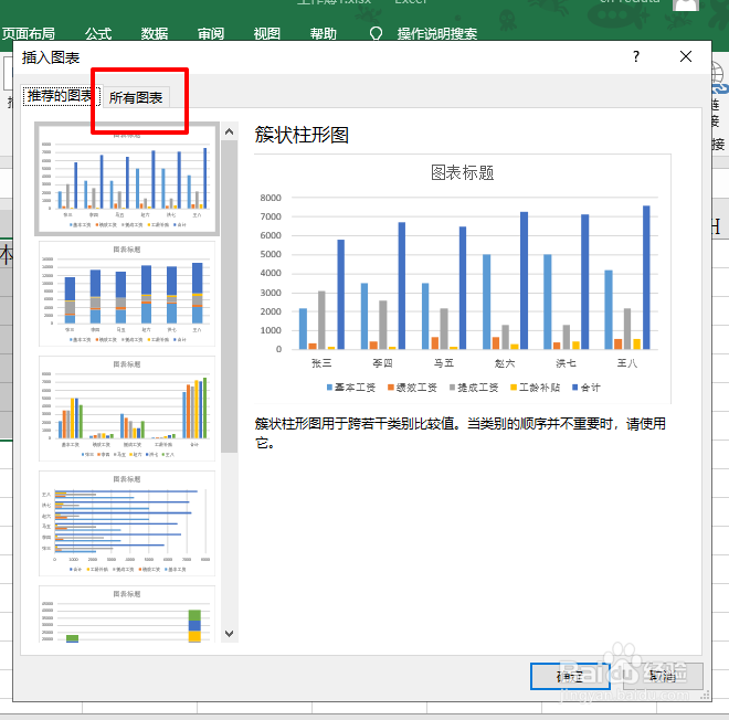 Excel表格雷达图怎么制作