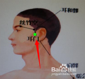 耳门穴穴位位置图及作用-百度经验