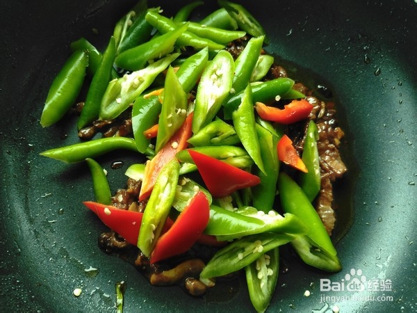 青椒牛肉丝做法