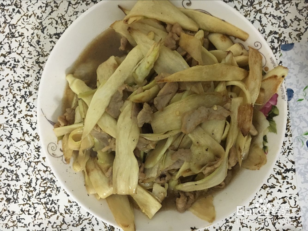 家常菜之芦蒿炒肉做法