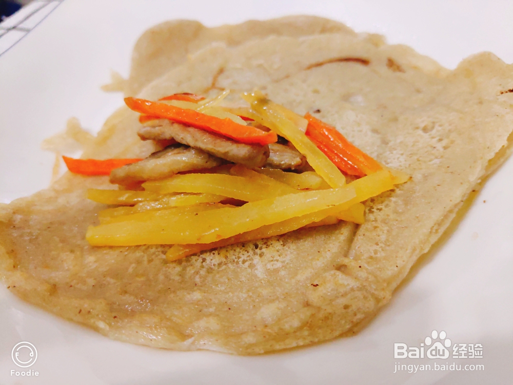 孩子爱吃的荞麦卷饼