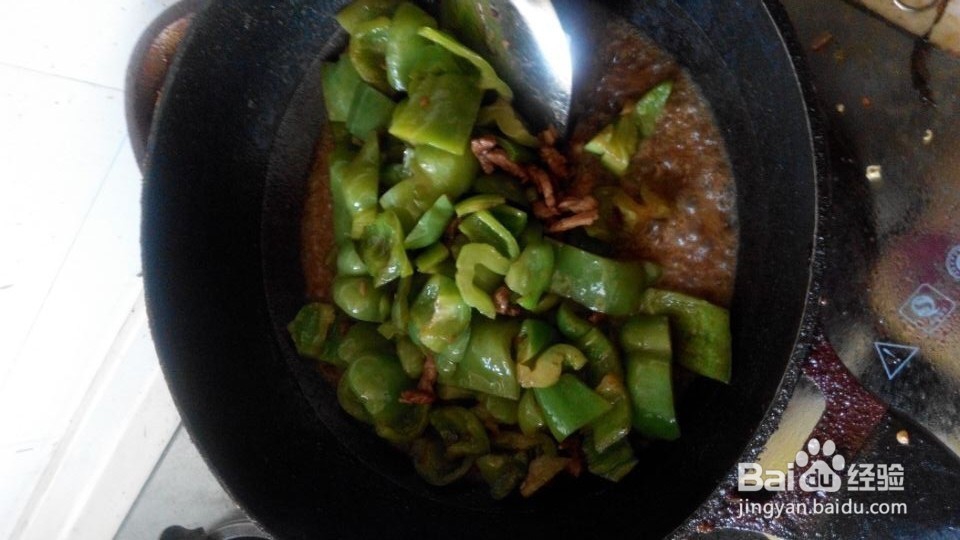美味地青椒炒肉丝