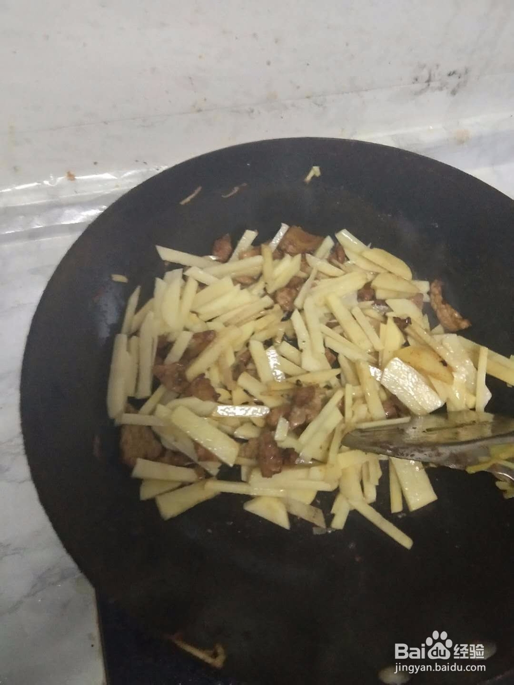 土豆炒肉丝的制作方法