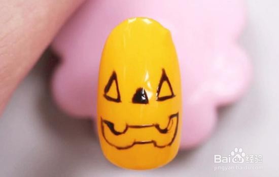 南瓜人美甲教程